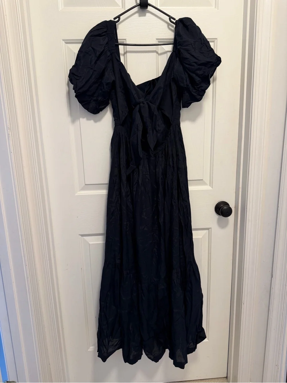 Abercrombie & Fitch Emerson Drama Bow-Back Black Size Medium